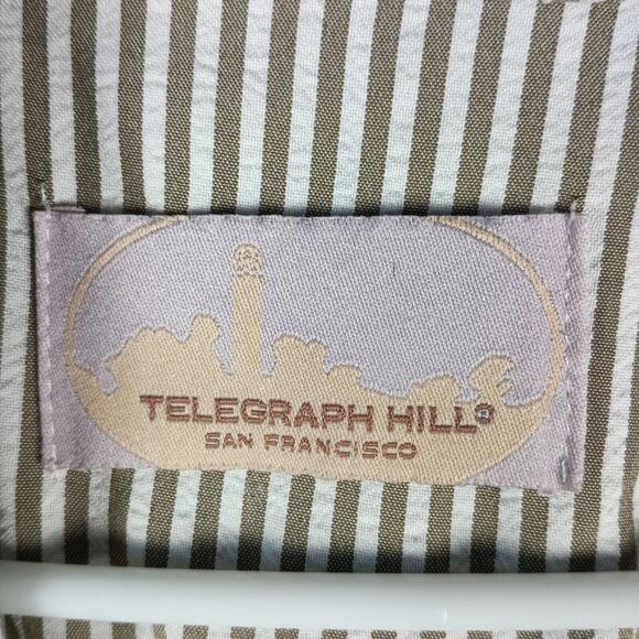 Telegraph Hill Seersucker Robe L - Picture 2 of 8